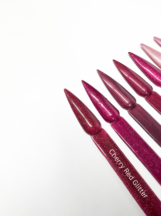 Cherry Red Glitter