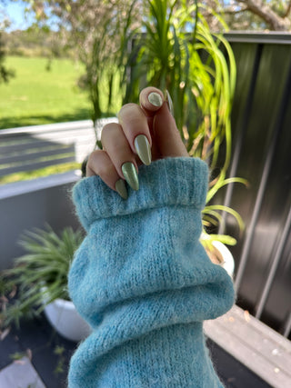 Mint Green Shimmer