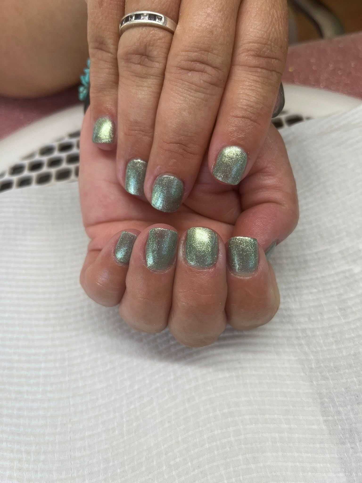 Mint Green Shimmer