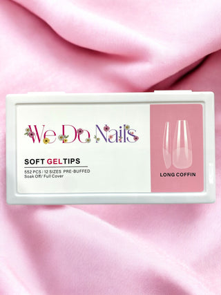 Long Coffin Soft Gel Tips