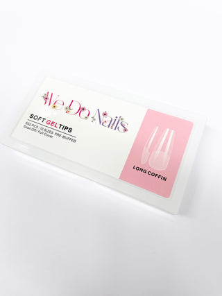 Long Coffin Soft Gel Tips