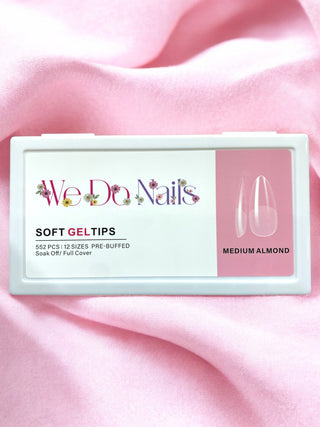 Medium Almond Soft Gel Tips