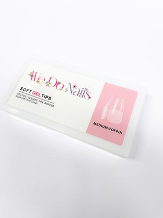 Medium Coffin Soft Gel Tips