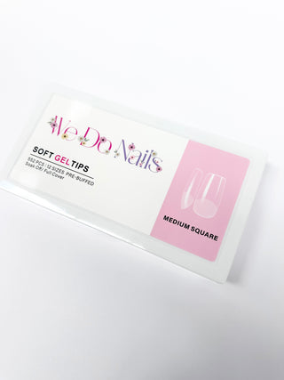 Medium Square Soft Gel Tips