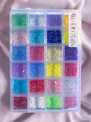 Large Multicolour Rhinestone Tray