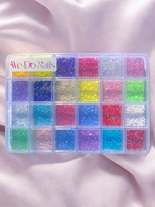 Large Multicolour Rhinestone Tray