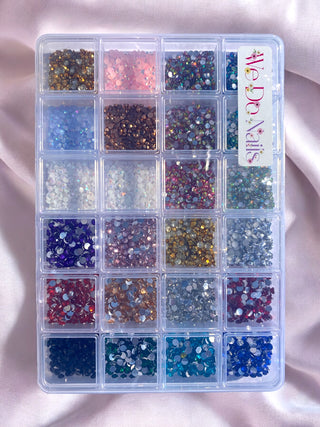 Large Multicolour Rhinestone Tray