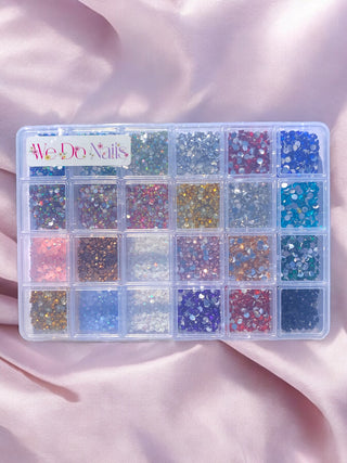 Large Multicolour Rhinestone Tray