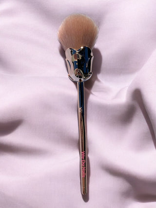 Small Gold Flower Dust & Makeup Brush