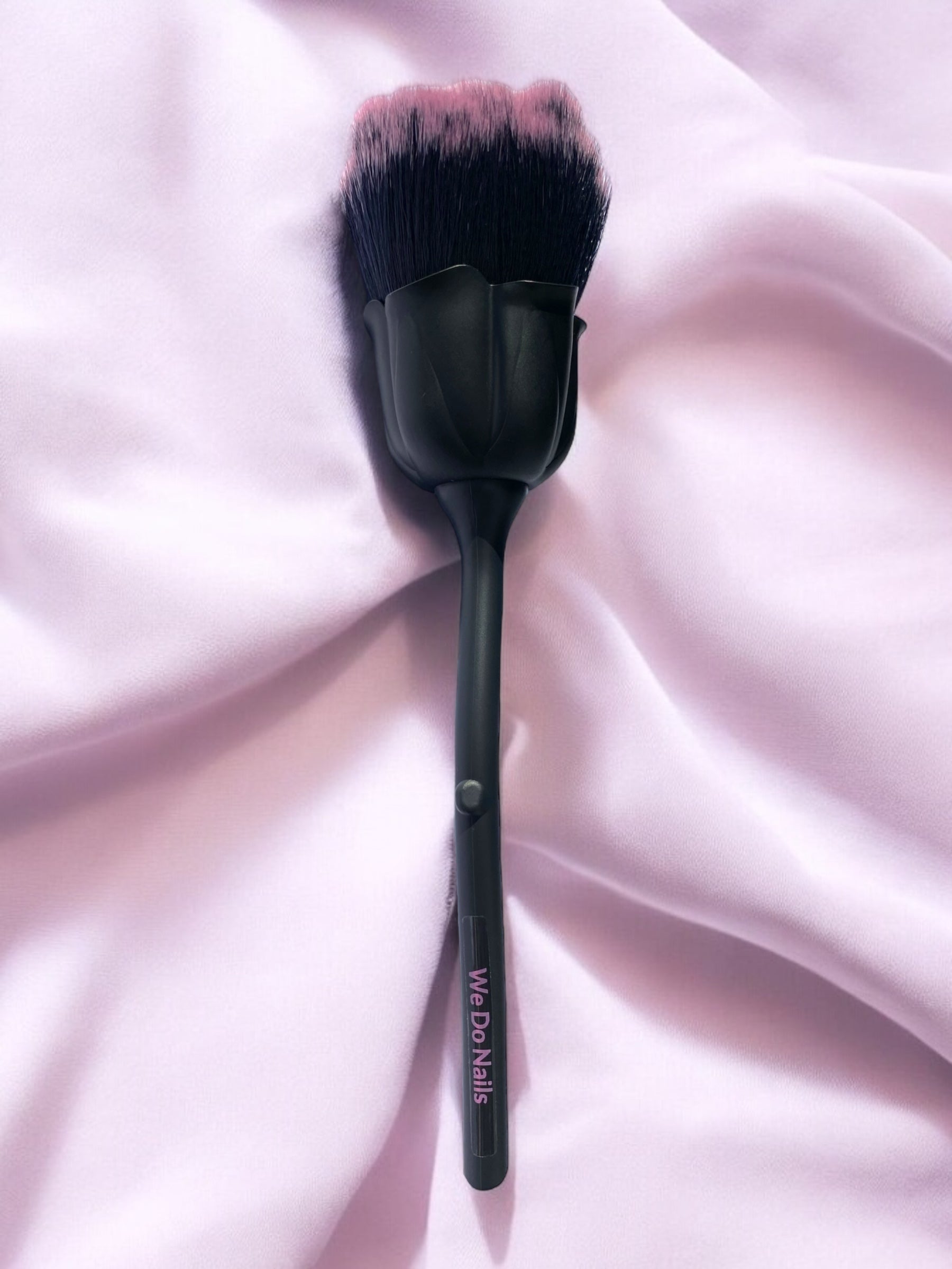 Large Black Flower Dust & Makeup Brush