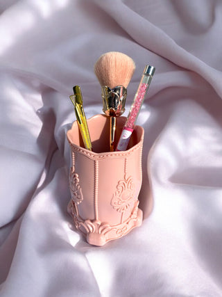 Pink Brush & Tool Holder