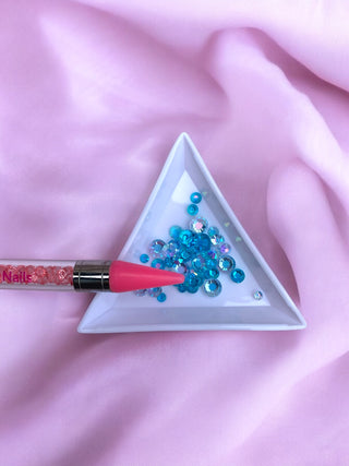 Triangular Tray - Rhinestone Organiser