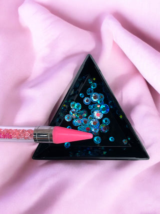 Triangular Tray - Rhinestone Organiser