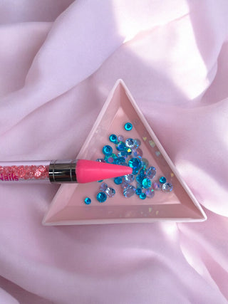 Triangular Tray - Rhinestone Organiser