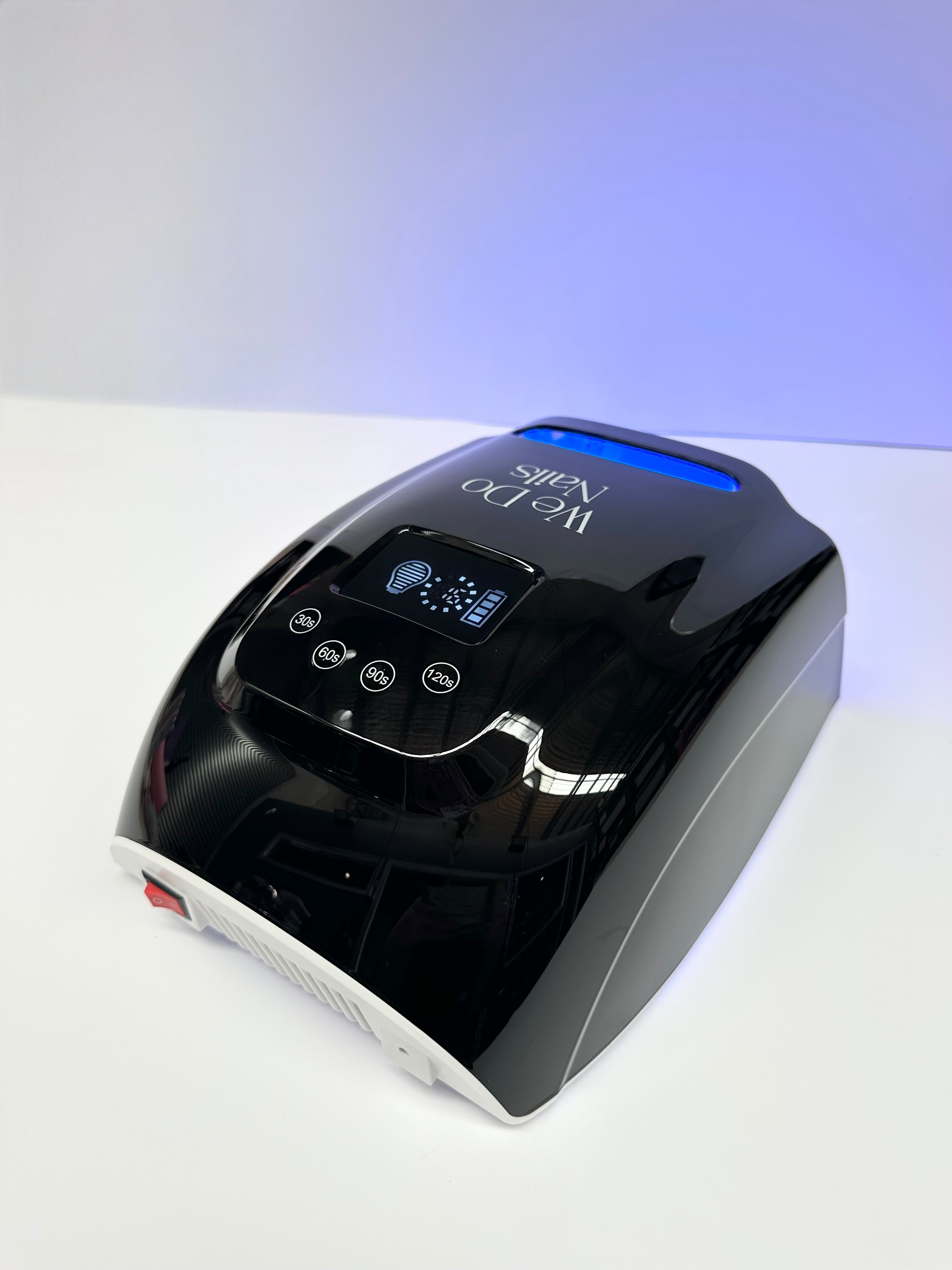 Black Nail Lamp 128W LED/UV Cordless & Rechargeable