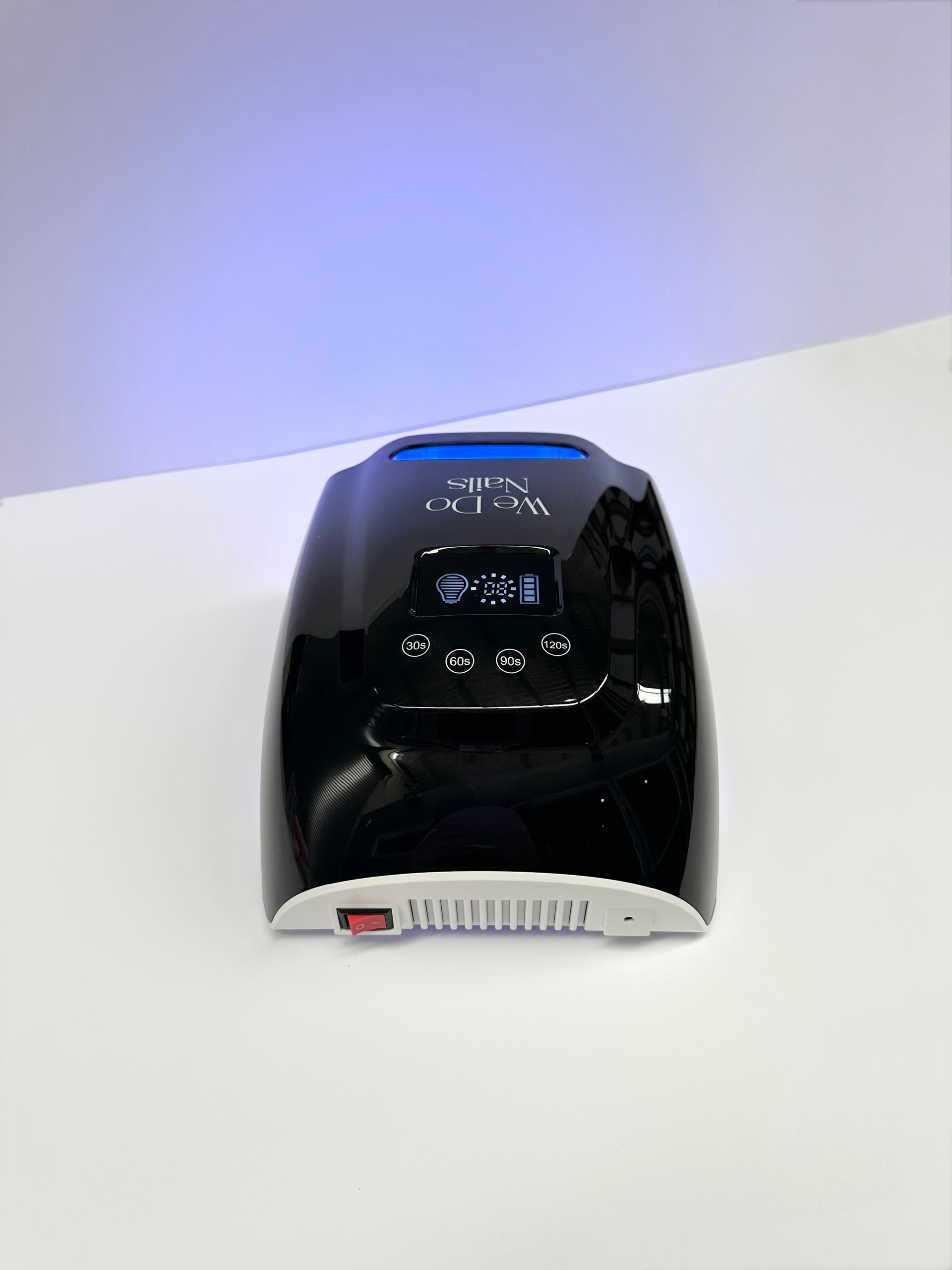 Black Nail Lamp 128W LED/UV Cordless & Rechargeable
