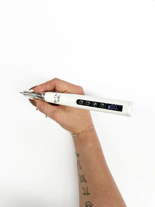 White Portable E-File Pen Nail Drill