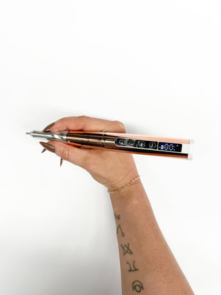 Metallic Rose Gold Portable E-File Pen Nail Drill