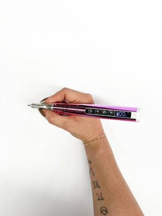 Purple Pink Gradient Portable E-File Pen Nail Drill