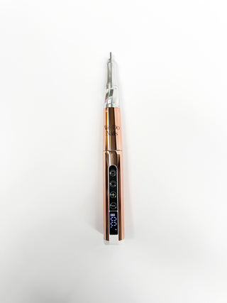 Metallic Rose Gold Portable E-File Pen Nail Drill