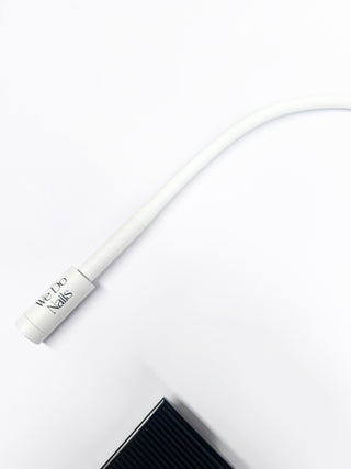 White Foot-Pedal Flash Lamp