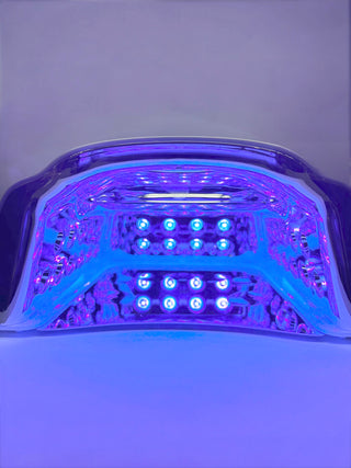 Silver Holo Nail Lamp 128W LED/UV Cordless & Rechargeable