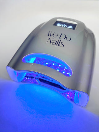 Silver Holo Nail Lamp 128W LED/UV Cordless & Rechargeable