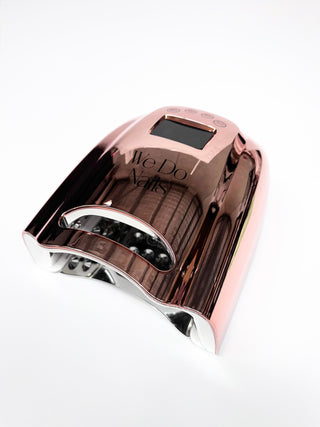 Metallic Rose Gold Nail Lamp 128W LED/UV Cordless & Rechargeable