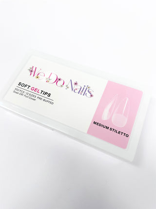 Medium Stiletto Soft Gel Tips