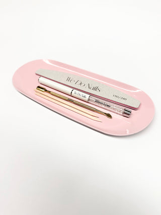 Pink Oval Dish
