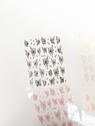 Holographic Butterfly Stickers