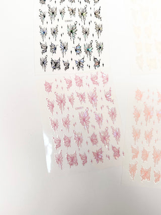 Holographic Butterfly Stickers