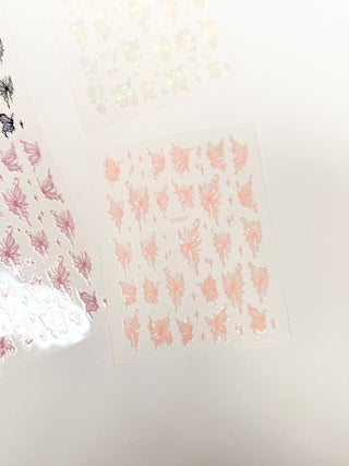 Holographic Butterfly Stickers