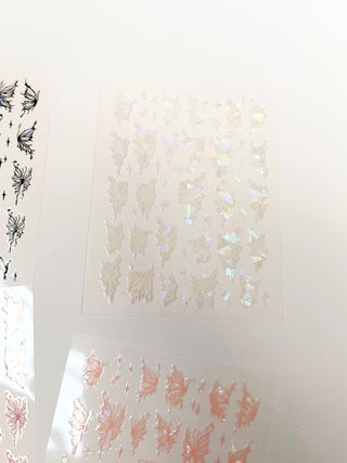 Holographic Butterfly Stickers
