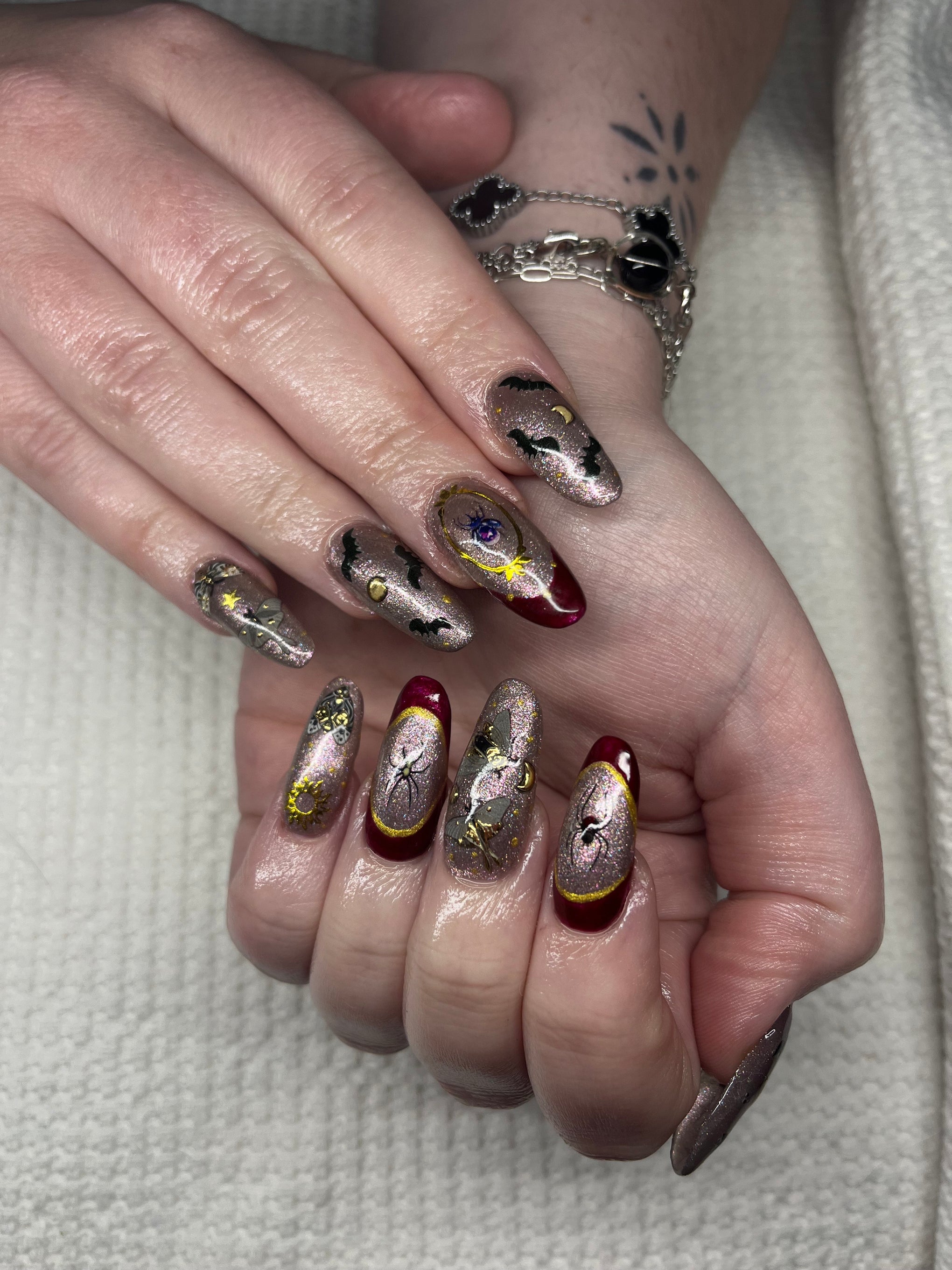 Plum Red Shimmer