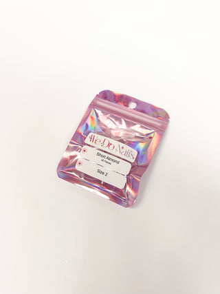 S Almond Soft Gel Tips Refill Bags