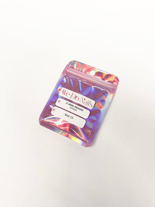 Wide XS Almond Soft Gel Tips Refill Bags
