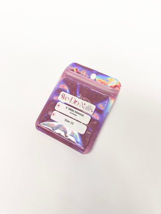 Wide XS Almond Soft Gel Tips Refill Bags