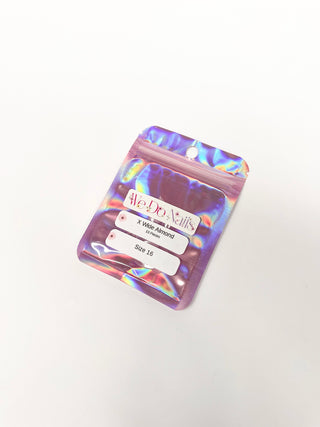 Wide XS Almond Soft Gel Tips Refill Bags