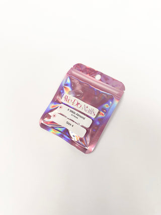 Wide XS Almond Soft Gel Tips Refill Bags