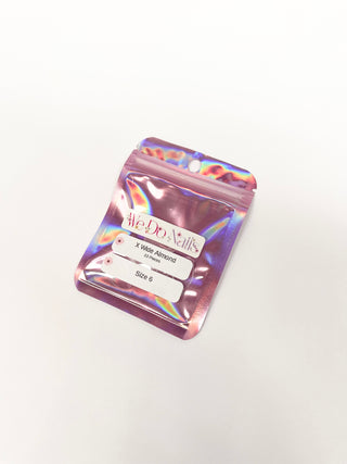 Wide XS Almond Soft Gel Tips Refill Bags