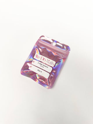 Wide XS Almond Soft Gel Tips Refill Bags