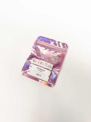 XS Almond Soft Gel Tips Refill Bags