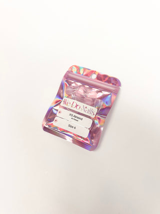 XS Almond Soft Gel Tips Refill Bags