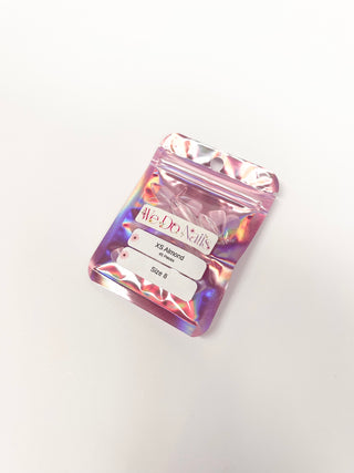 XS Almond Soft Gel Tips Refill Bags
