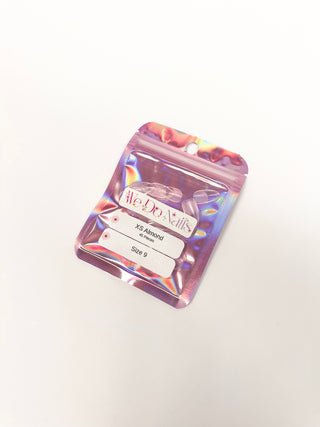 XS Almond Soft Gel Tips Refill Bags