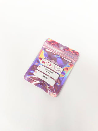 XS Square Soft Gel Tips Refill Bags